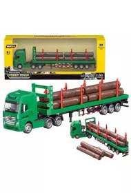 Ci�ar�wka transport drewna zielona 1:50 LeanToys