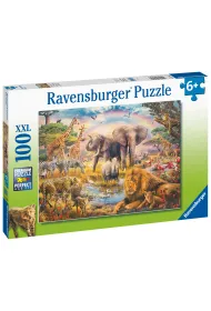 Puzzle 100 el. XXL Dzikie zwierz�ta Ravensburger