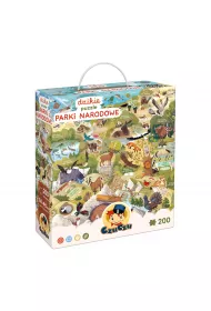 CzuCzu. Dzikie puzzle 200 el. Parki narodowe Bright Junior Media
