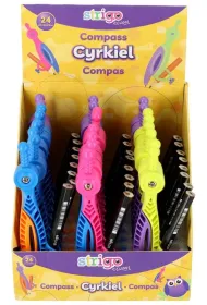 Strigo Cyrkiel plastikowy z o��wkiem mix kolor�w