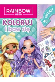 Koloruj i baw si�. 40 tatua�y. Rainbow High