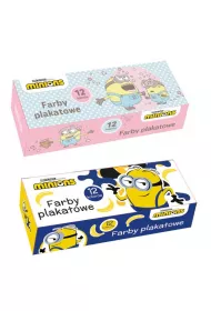 Beniamin Farby plakatowe Minionki 12 x 20 ml