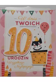 Yeku Karnet Urodziny 10