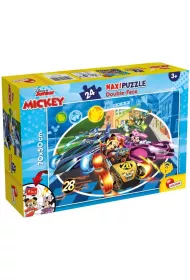 Puzzle dwustronne 24 el. Supermaxi. Myszka Miki Lisciani
