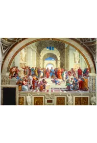 Puzzle 1000 el. Szko�� Ate�ska, Raphael, 1511 Bluebird Puzzle