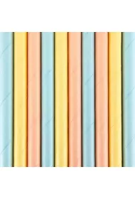PartyDeco S�omki papierowe Summer time 19.5cm 10 szt.