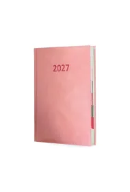 Kalendarz 2027 A4 Agenda Dzienny Pudrowy R�