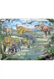 Puzzle 65 el. Dinozaury okresu kredowego Tactic