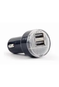 Gembird adowarka samochodowa 2xUSB 2.1A czarny