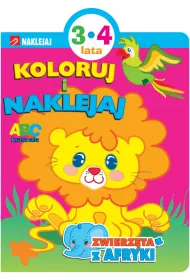 Koloruj i naklejaj. Zwierz�ta z Afryki