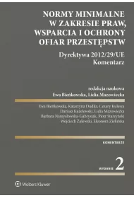 eBook Normy minimalne w zakresie praw, wsparcia i ochrony ofiar przestpstw pdf epub