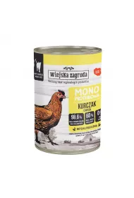 Wiejska Zagroda Karma mokra dla kota Monobiakowa Kurczak (dorosy) 400 g