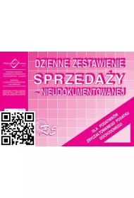 Michalczyk i Prokop Druk dzienne zestawienie sprzeda�y nieudokumentowanej A6