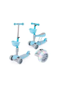 Hulajnoga z siode�kiem 2w1 tr�jko�owa LED Lena