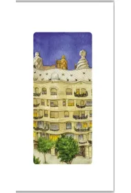 DaVinci Karnet 12x23cm + koperta Gaudi La Pedrera