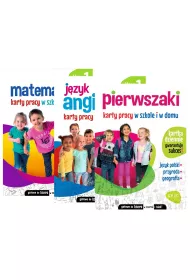Pakiet Matematyka. Karty pracy w szkole i w domu. Klasa 1, Jzyk angielski. Karty pracy w szkole i w domu. Klasa 1, Pierwszaki. Karty pracy w szkole i w domu