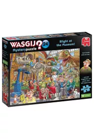 Puzzle 1000 Wasgij Mystery Afera w muzeum Tm Toys