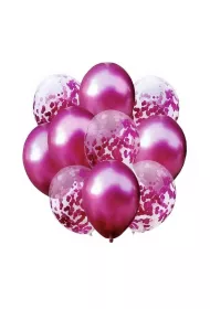 Mk Trade Balony r� metalik i konfetti 10 szt.
