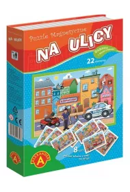 Puzzle magnetyczne 22 el. Na ulicy Alexander