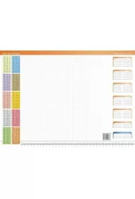 Visual System Biuwar. Tabliczka mno�enia 26 kartek