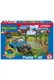 Puzzle 60 el. SCHLEICH Dinozaury Schmidt