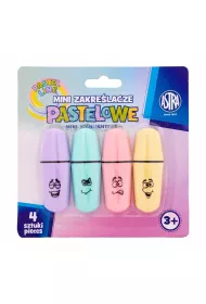 Astra Zakre�lacz mini pastelowy 4 szt.