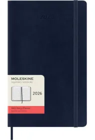 Kalendarz 2026 12M Moleskine L mi�kka oprawa dzienny Sapphire Blue 13x21cm
