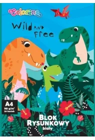 Patio Colorino Blok Rysunkowy Bia�y A4/20k 90g - Dino