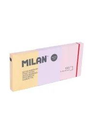 Milan Karteczki samoprzylepne pastelowe 3x50x40