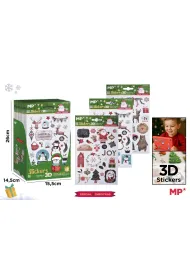 Mp Main Paper Naklejki �wi�teczne 3D 1szt.mix
