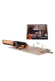 Wy�cig z poci�giem Diorama  JADA F&F +2 metalowe pojazdy Simba