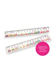 Trendhaus Linijka brokatowa Good Feelings 16 cm