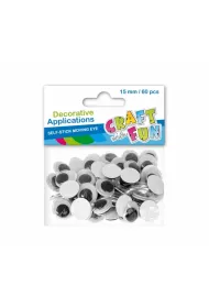 Craft with Fun Ozdoba dekoracyjna oczy 15mm