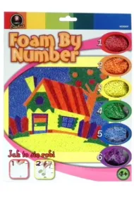 Zestaw kreatywny numer z piank�- domek NC-9263F A7
