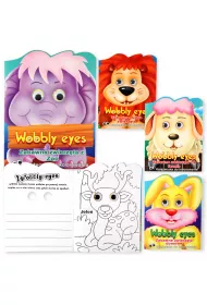 Kolorowanka Wobbly Eyes Zabawne zwierz�ta MIX