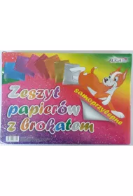 Aliga Zeszyt papier�w z brokatem samoprzylepne ZPBS-6389