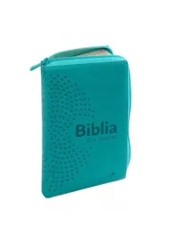Biblia dla Kobiet. Wydanie w etui zapinanym na zamek z�ocona- turkusowa (paginatory)