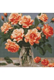 Ideyka Diamentowa mozaika - Elegancki bukiet 30x30cm