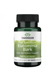 Swanson Full Spectrum Eucommia Bark 400 mg Suplement diety 60 kaps.