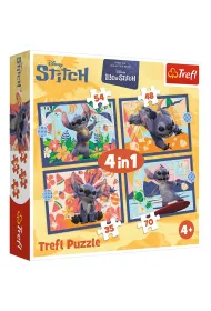 Puzzle 4w1 - Lilo&Stitch Wakacje na Hawajach (35+48+54+70 el.) Trefl