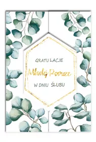 Henry Karnet A5 rozk�adany z bilecikiem HS �lub eukaliptus