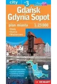 Gda�sk Gdynia Sopot + 3. Plan miasta 1:23 000