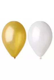 Godan Balony metaliczne mix z�oto-per�owe 50 szt.