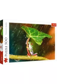 Puzzle 500 el. Zielony parasol Trefl