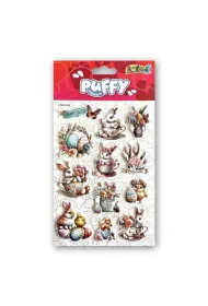 Naklejki Penmate Kolori Puffy PUFE-1005 Wielkanocny koszyk