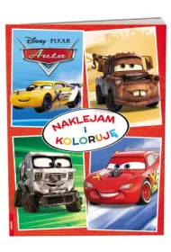 Auta. Naklejam i koloruj�