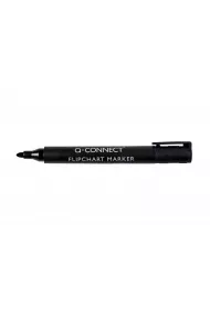 Q-connect Marker do flipchart�w okr�g�y czarny