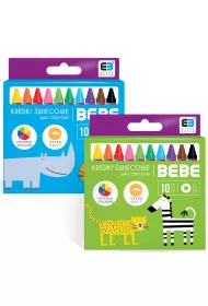 Interdruk Kredki �wiecowe BB Kids 10 kolor�w
