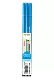Happy Color Wkady do dugopisu wymazywalnego Standard A, niebieskie, 0.5 mm, 3 sztuki niebieski 3 szt.