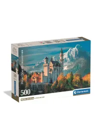 Puzzle 500 el. Neuschwanstein castle Clementoni